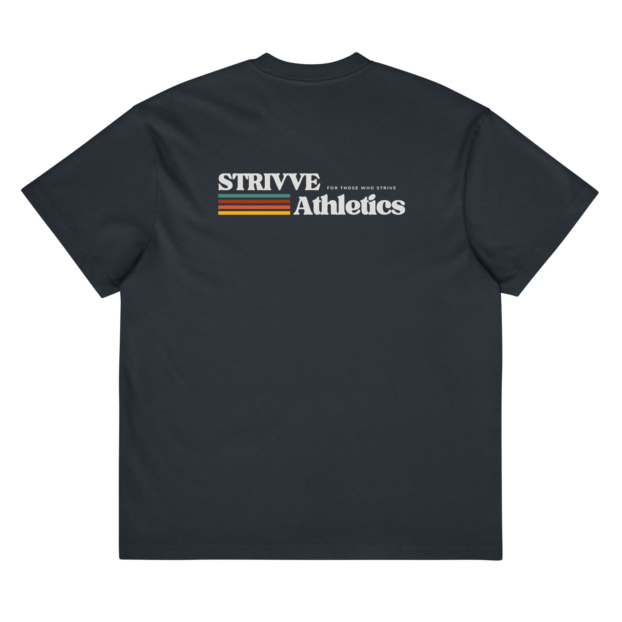 Oversized Strivve Athletics Retro Stripe Tee