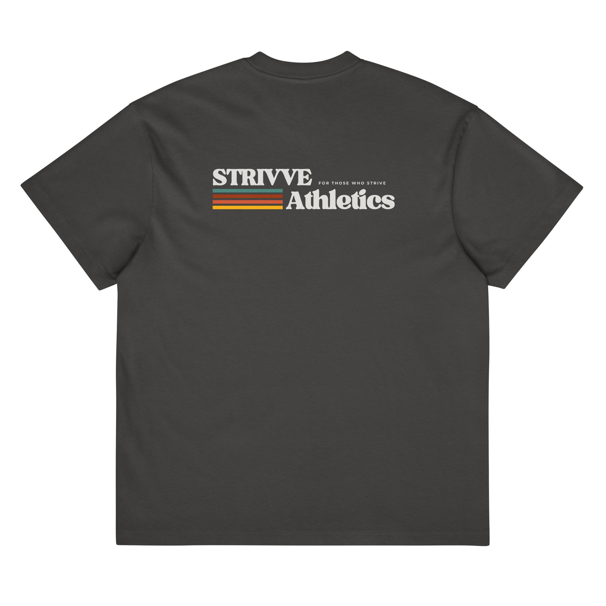 Oversized Strivve Athletics Retro Stripe Tee