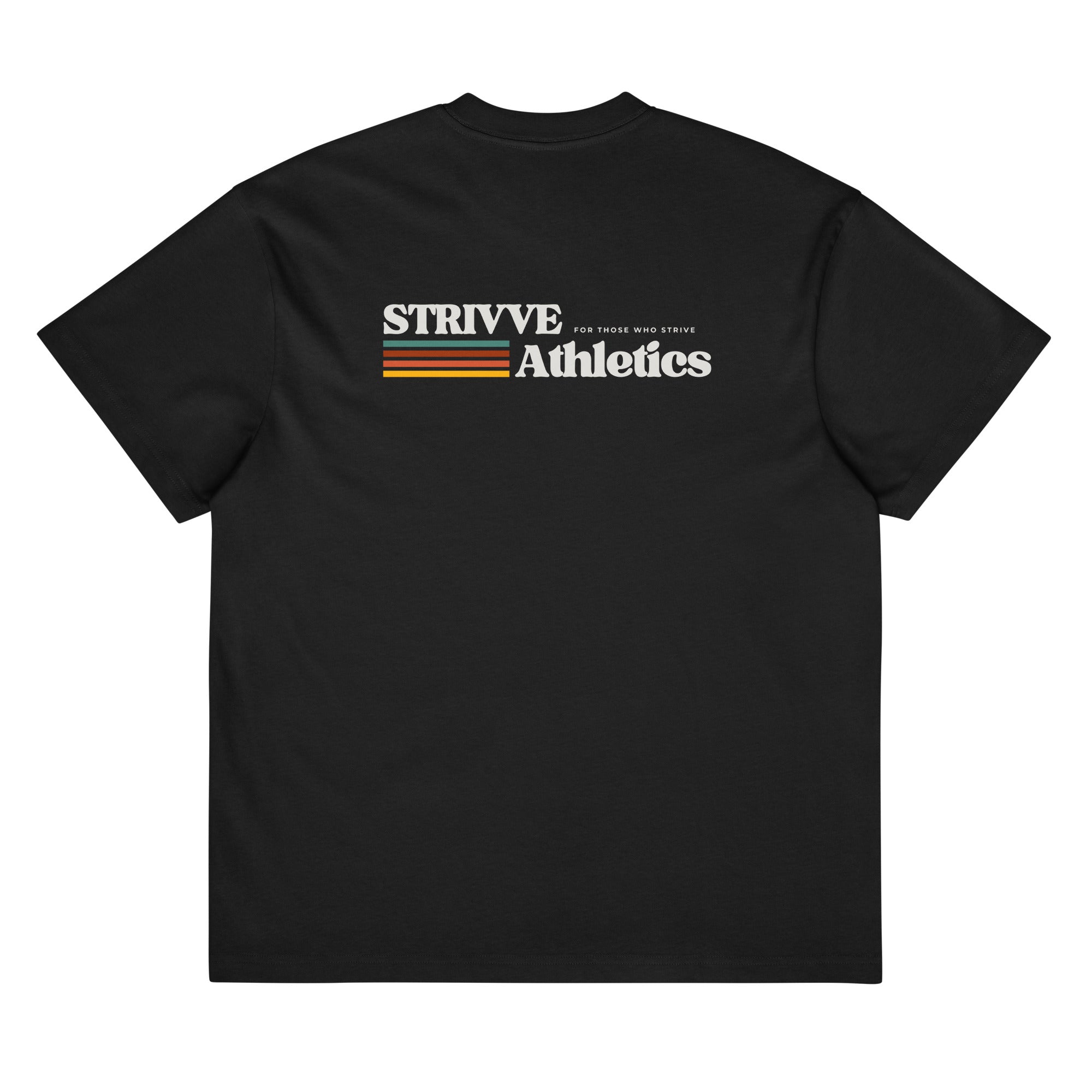 Oversized Strivve Athletics Retro Stripe Tee